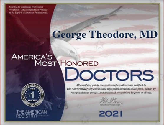 America's Most Honored Doctors, Top 1% 2016-2021